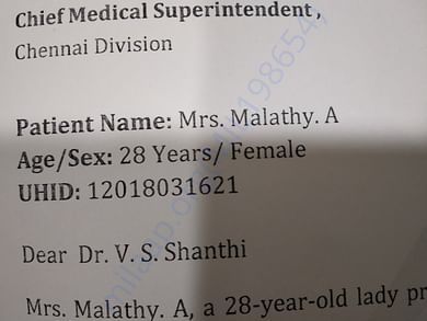 Patient ID in Rela hospital