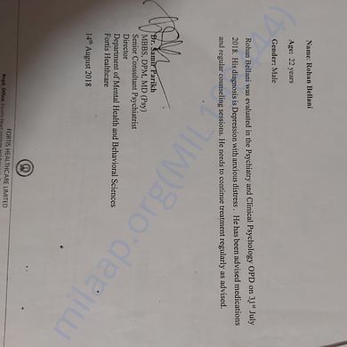 Medical Report
