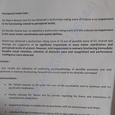 Medical Report