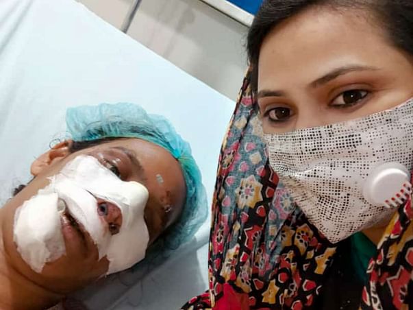 Help putta.Srilatha for multiple surgeries on face
