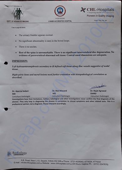 MRI Report Page No. 02