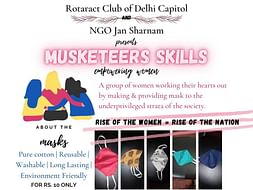 Help Jan Sharnam In Providing Masks To The Poor And Needy