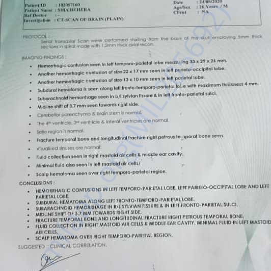 Medical Report