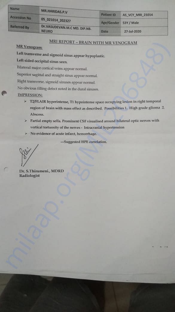 medical report