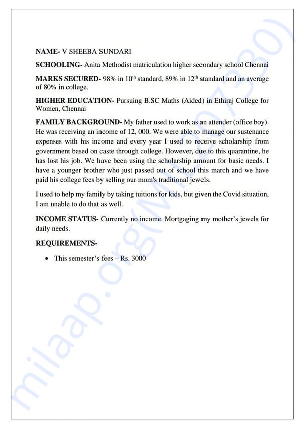 Student Profile