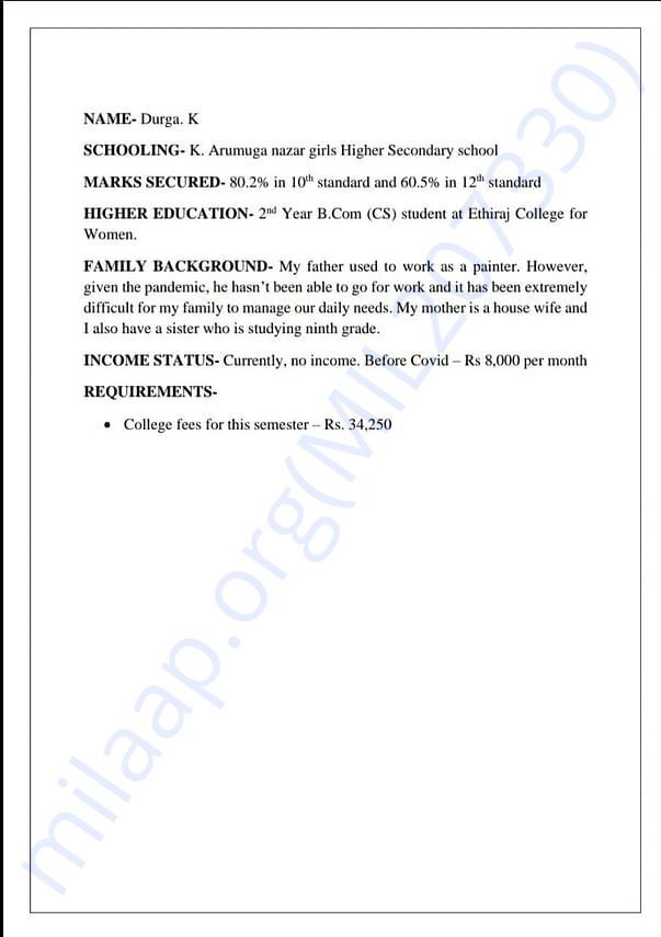 Student Profile