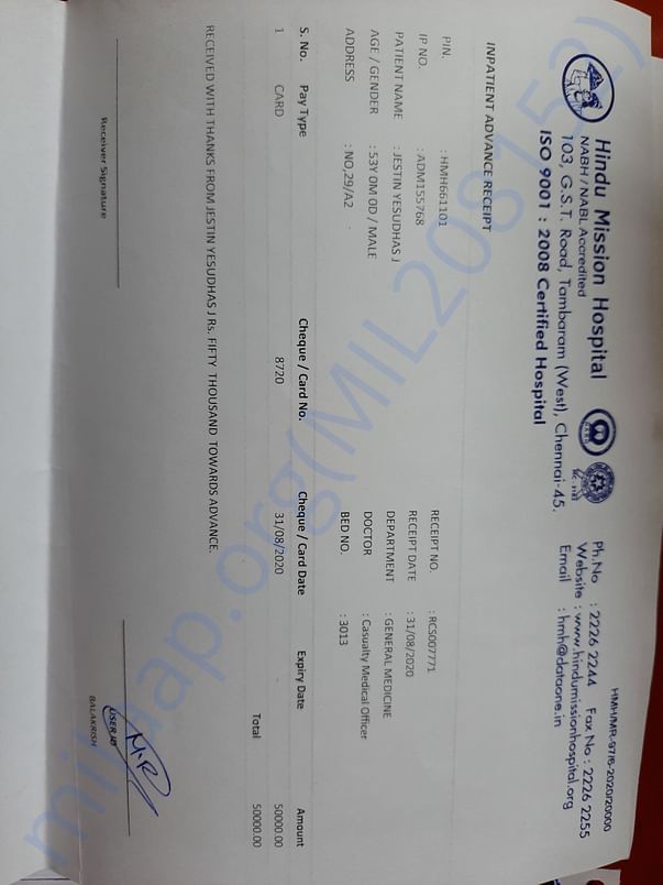 ICU per day cost