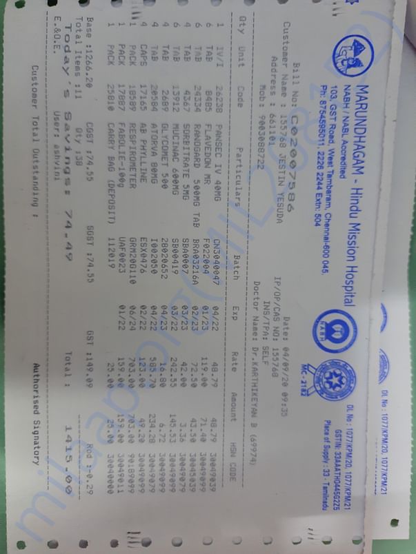 Medical bills