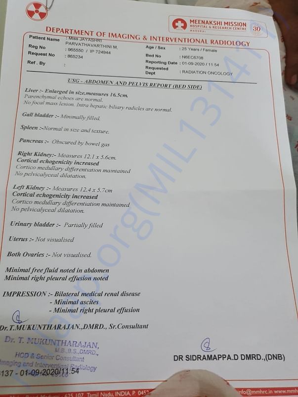 Scan report