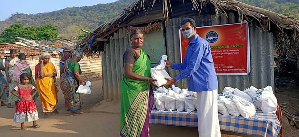 Distribution of #CoronaReliefPkts
