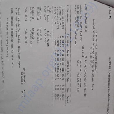 Medical Bill