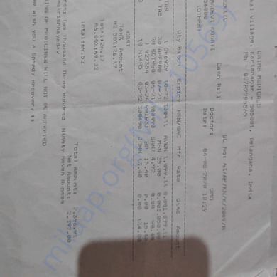 Medical Bill