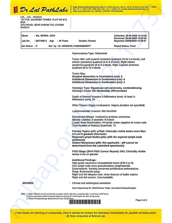 Biopsy report