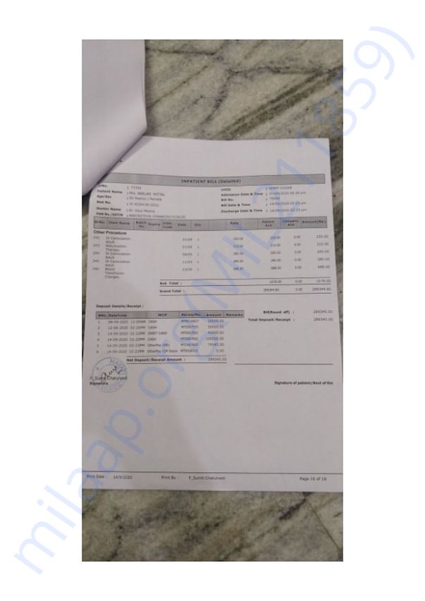 Medical Bill
