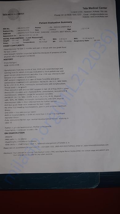Hospital report