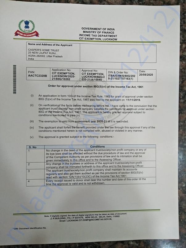 80G certification