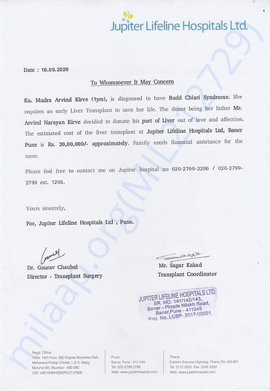 Hospital Quotation & Medical History Report