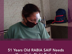 51 Years Old RABIA SAIF Needs Your Help Fight Retinal Detachment