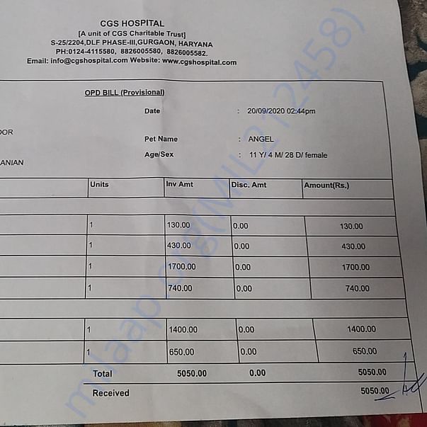 Medical Bill