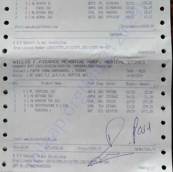 Medical Bill