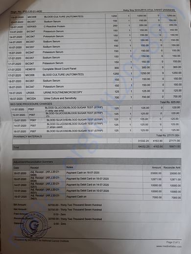 Hospital Bill 5