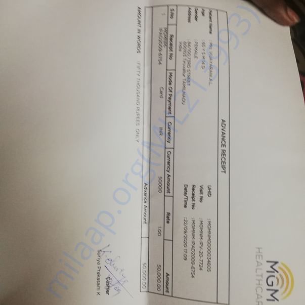 Admission letter