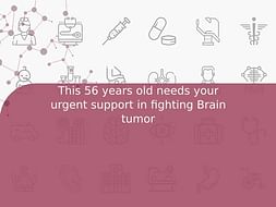 This 56 years old needs your urgent support in fighting Brain tumor
