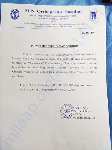 ONLY FOR CHEMOTHERAPY