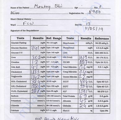 Medical Report