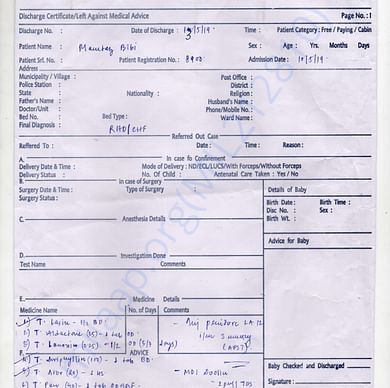 Medical Report