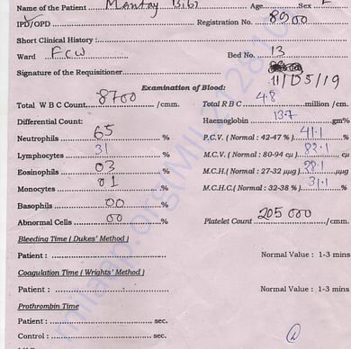 Medical Report