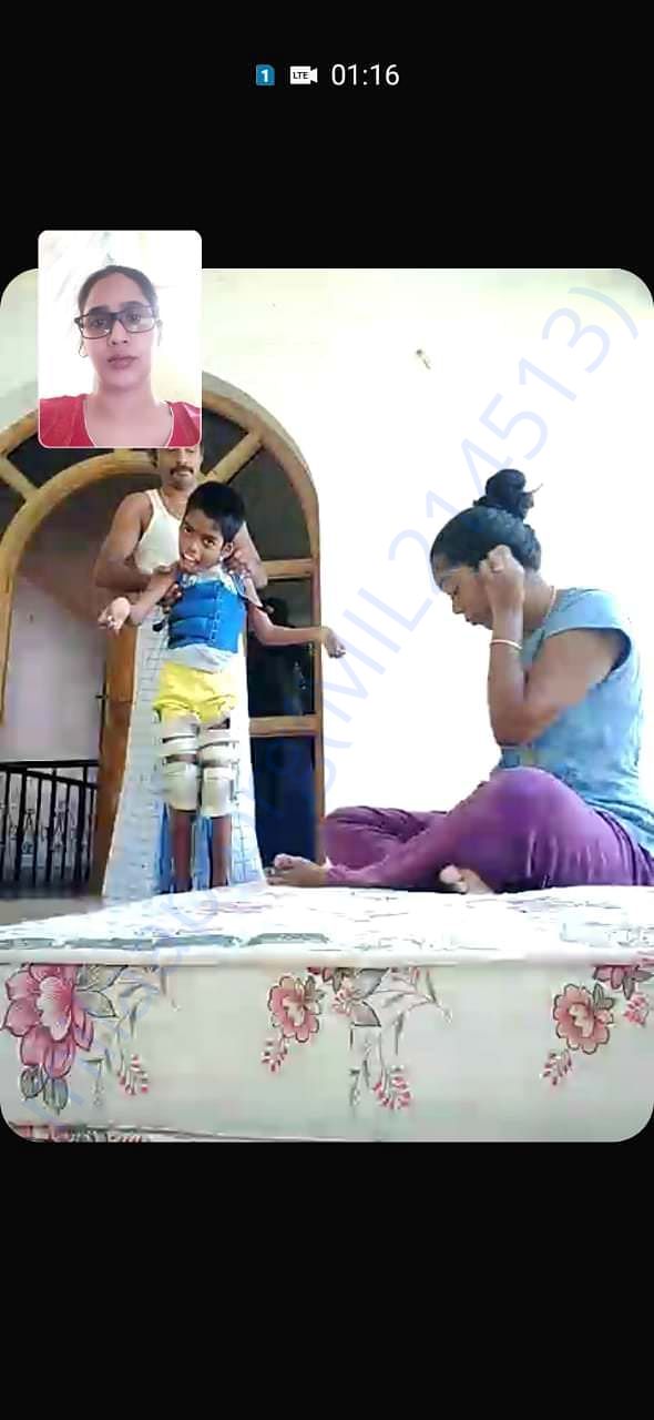 Physiotherapy session