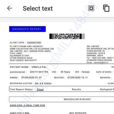Medical Report