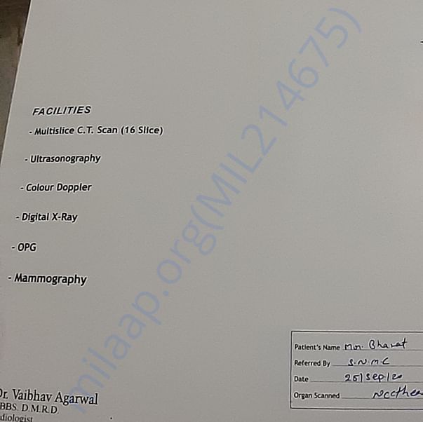 Medical Report
