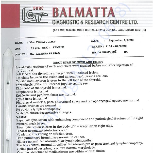 Medical Report