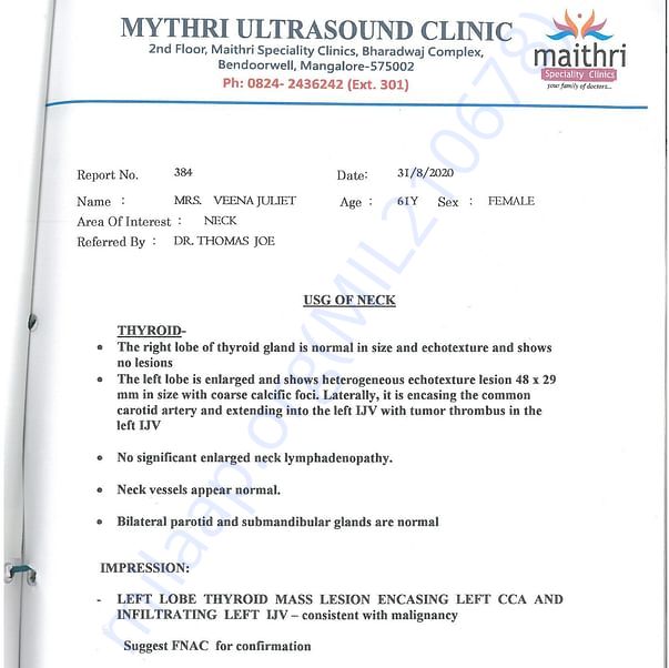 Medical Report