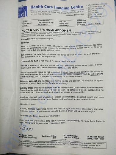 Medical Report