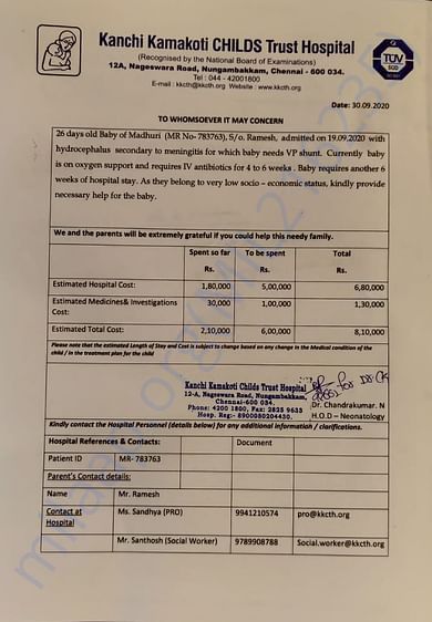 Estimation Letter