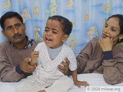 3 years old Viraj needs your help fight Intestinal ischemia
