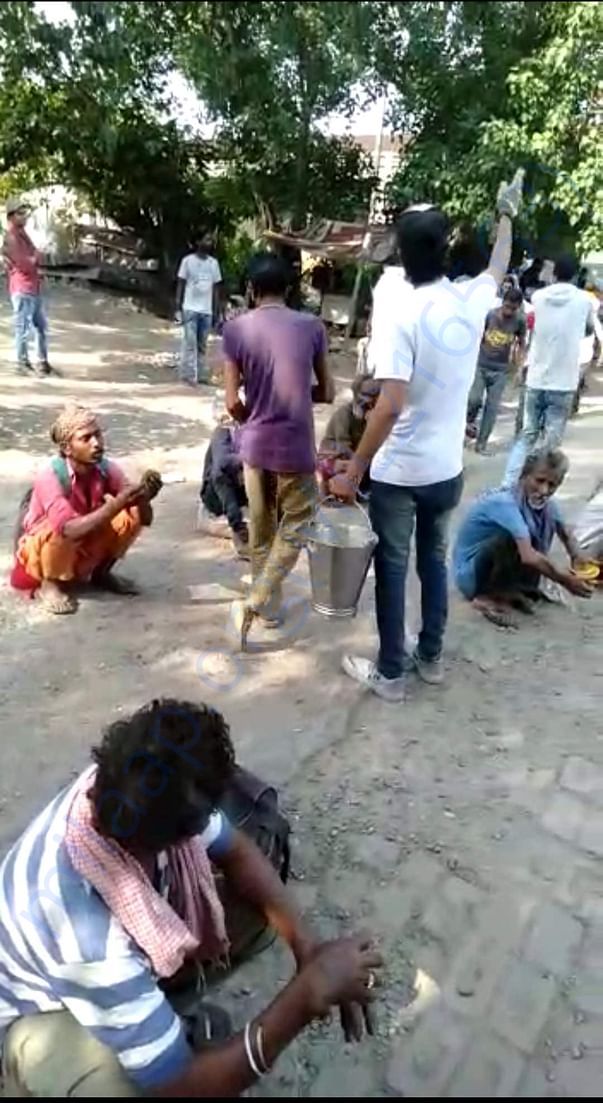 FEEDING THE NEEDY PEOPLES