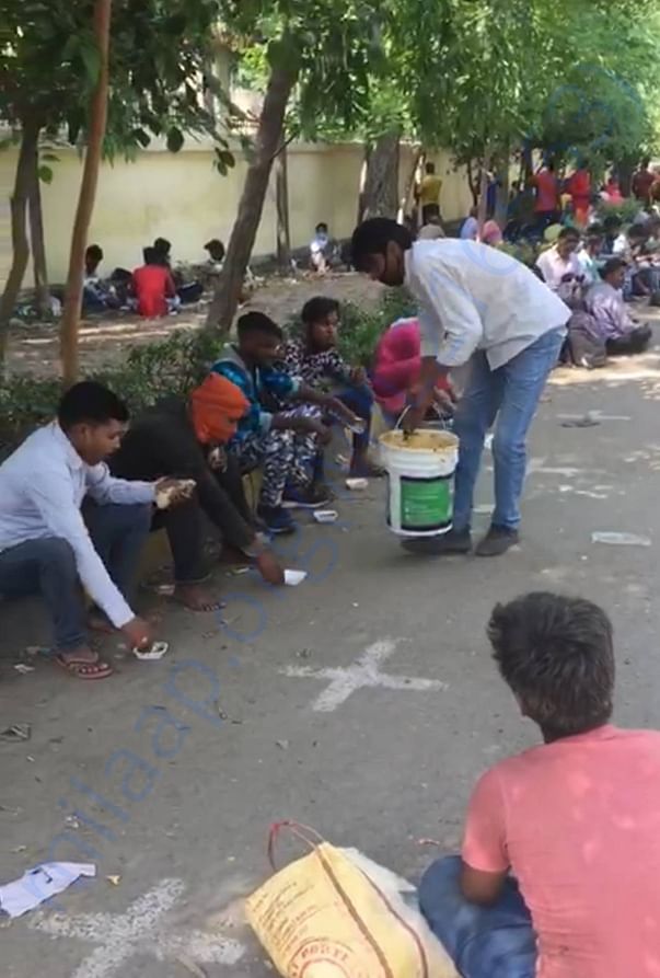FEEDING THE NEEDY PEOPLES