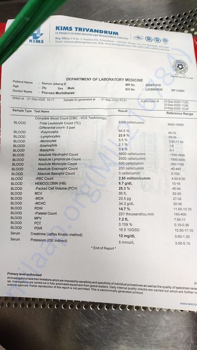 lab details