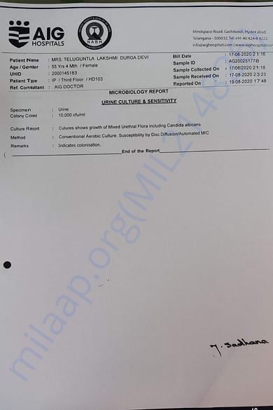 Hospital document