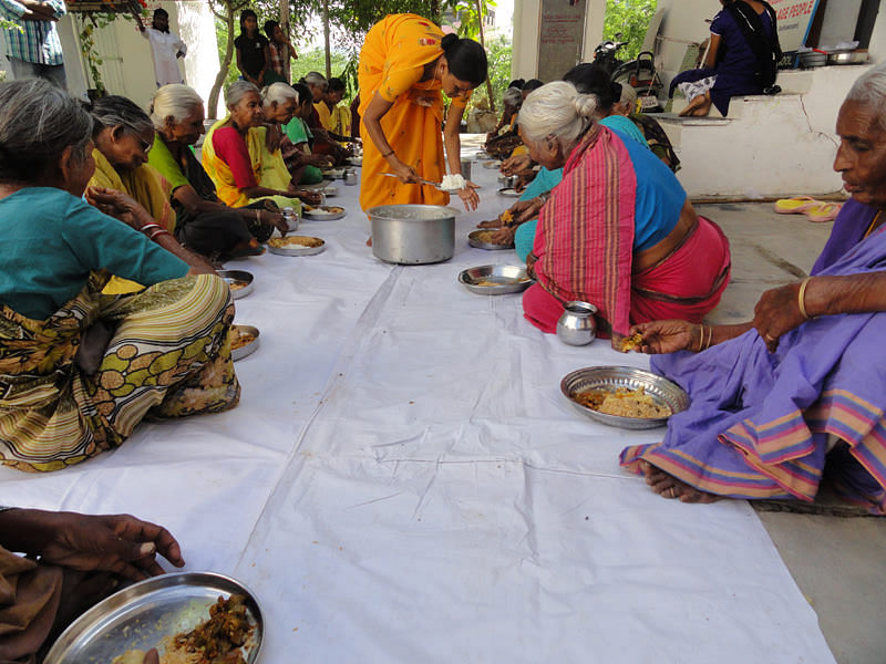 Food Sponsorship for poor old age people india