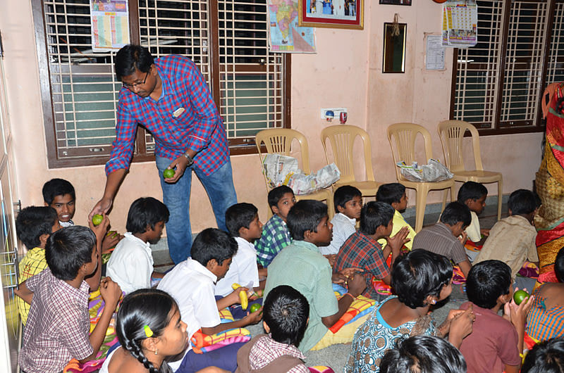 Orphans getting Education Shelter from seruds Orphanage