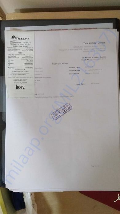 Tata hospital Bill