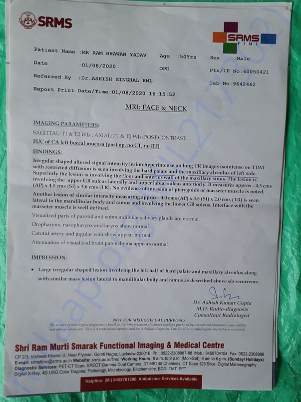 MRI Report