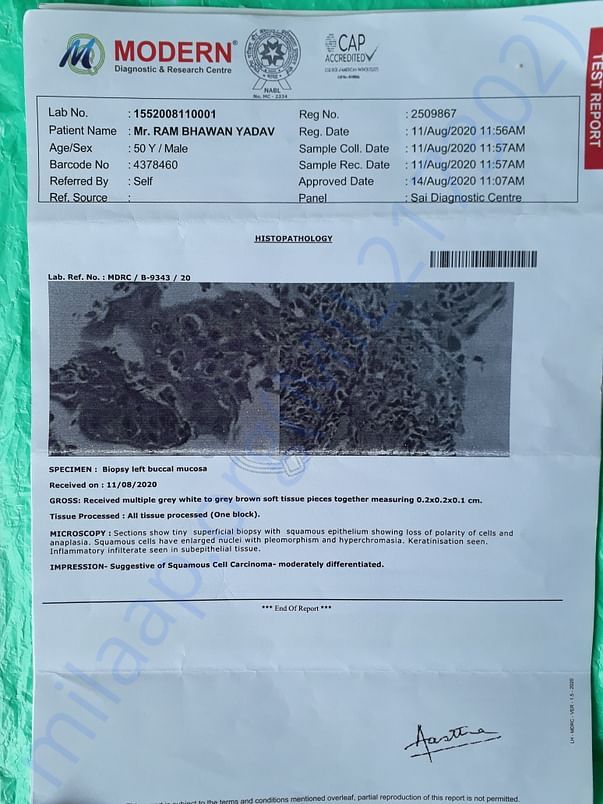 Biopsy Report