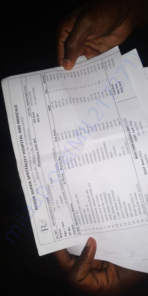 Medical bills