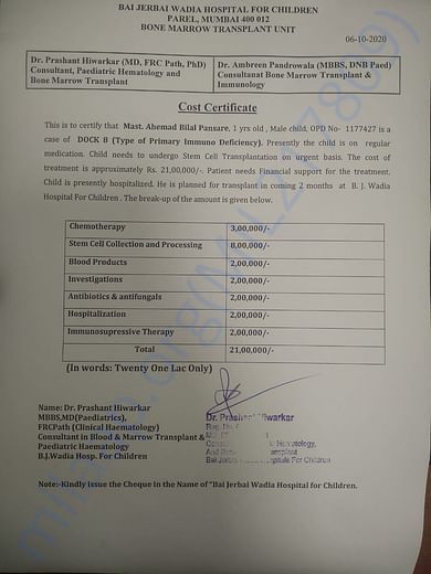 Estimate Letter